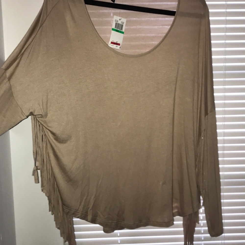 Cream colored blouse